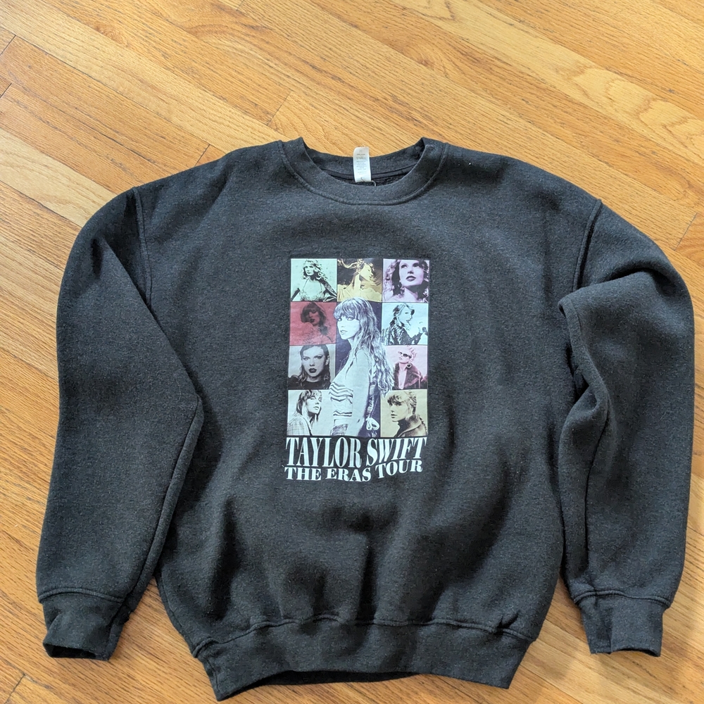 Taylor Swift The Eras Tour Black Sweater